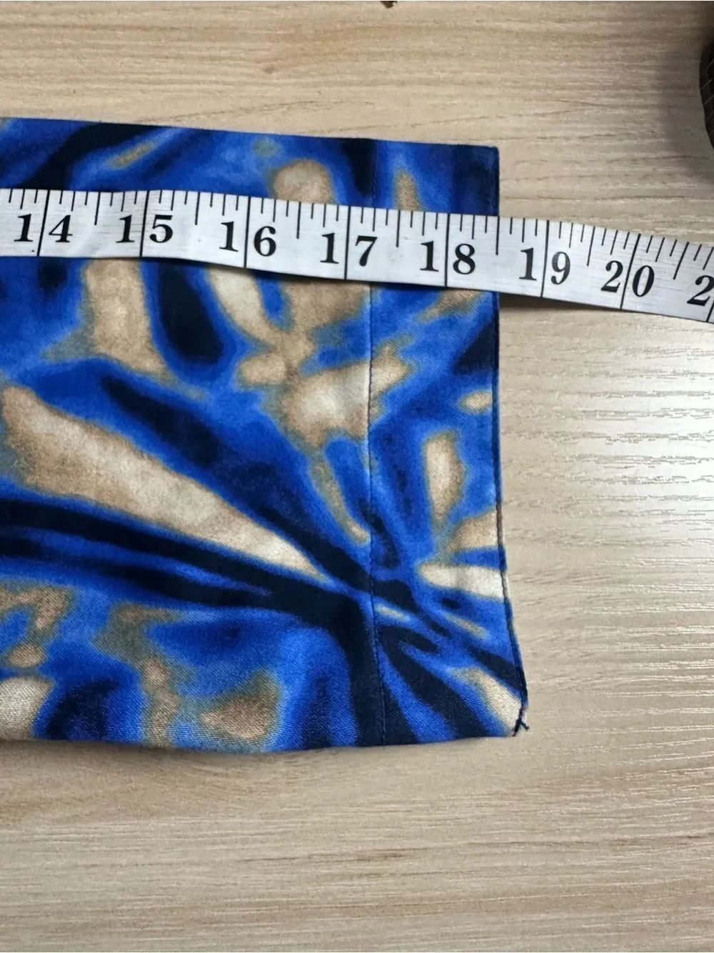 Cato Blue & Gold Ruffled Printed Jacket - Picture 9 of 10